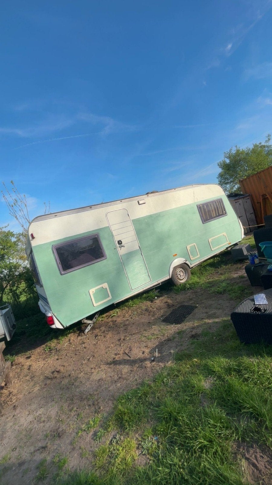2x festival caravan, Caravans en Kamperen, Rondzit, Hobby, Particulier, Hefbed