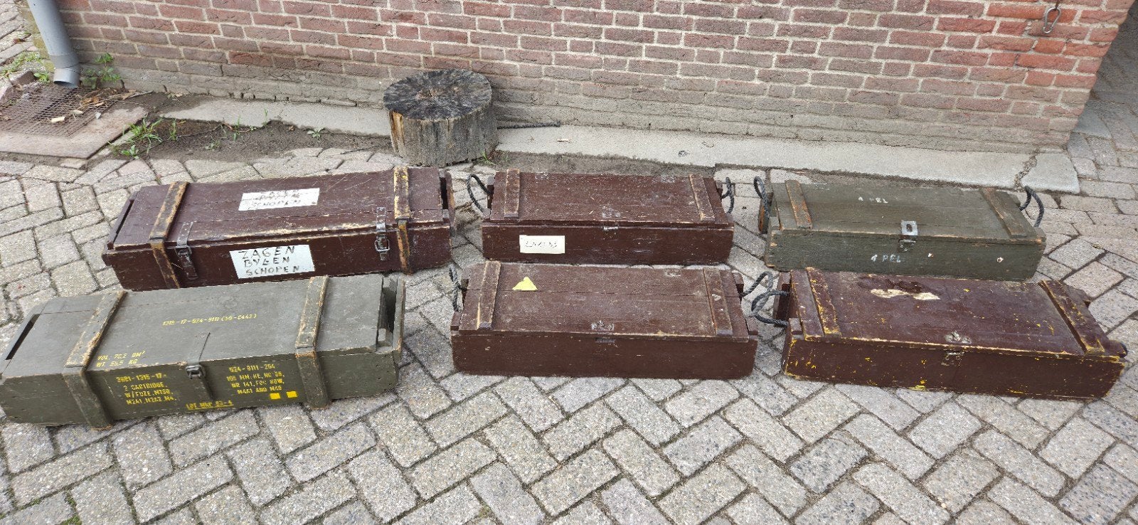 Legerkisten, Ophalen, Landmacht, Nederland, Kist of Geocache