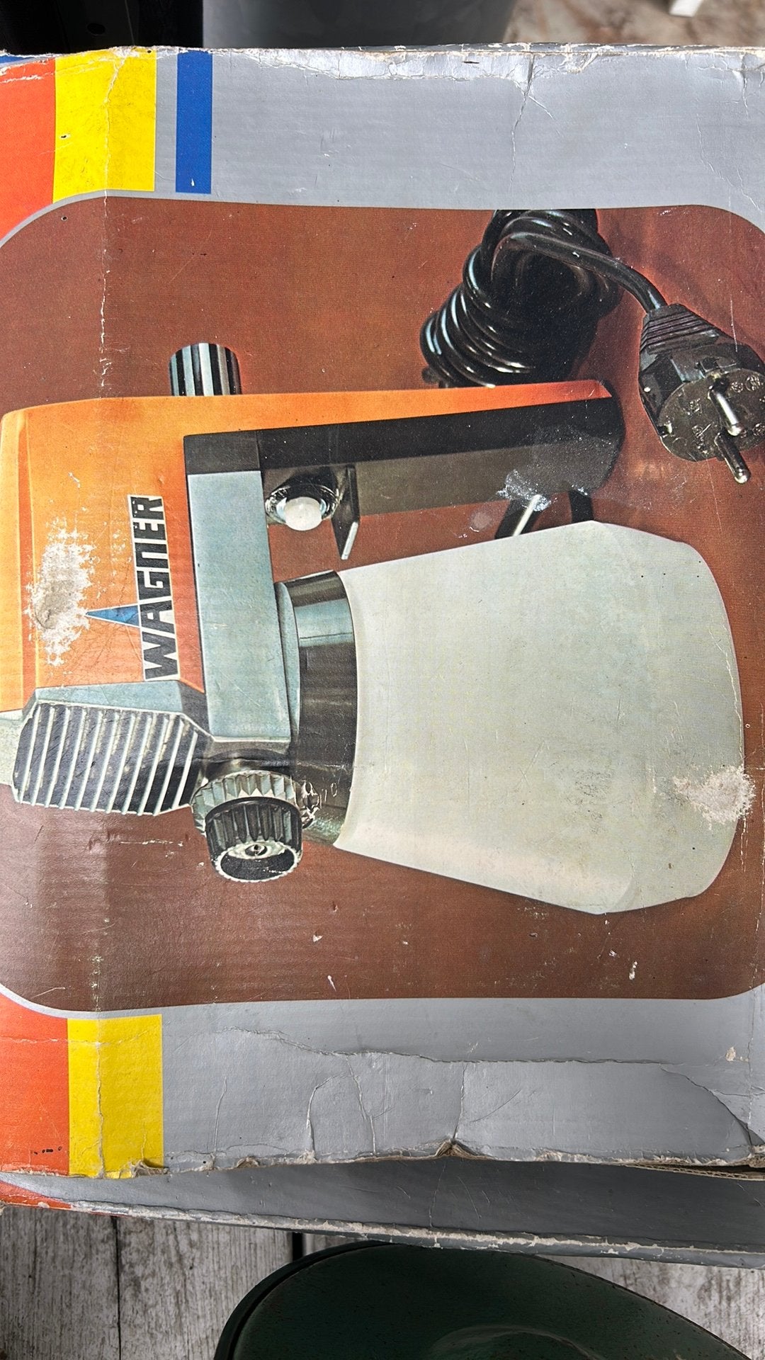 Vintage Wagner Verfspuit - Elektrisch Airless Spuitpistool, Ophalen, Gebruikt, Verfspuit of Verfpomp