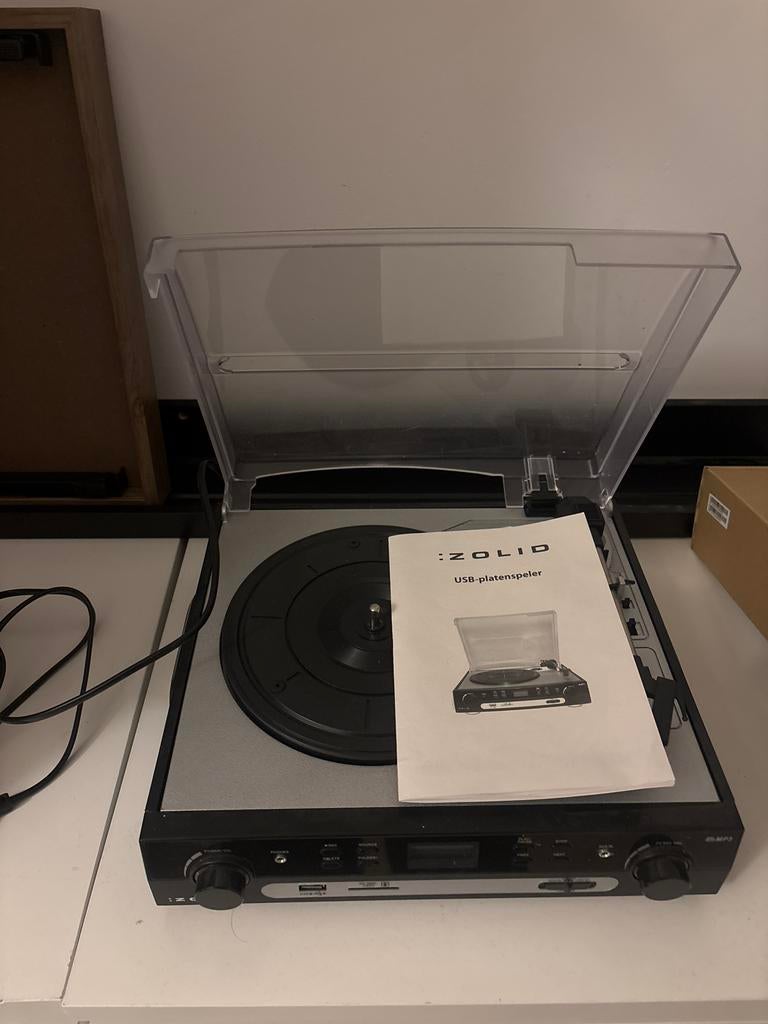 Zolid USB-platenspeler, Overige merken, Gebruikt, Ophalen of Verzenden, USB-aansluiting