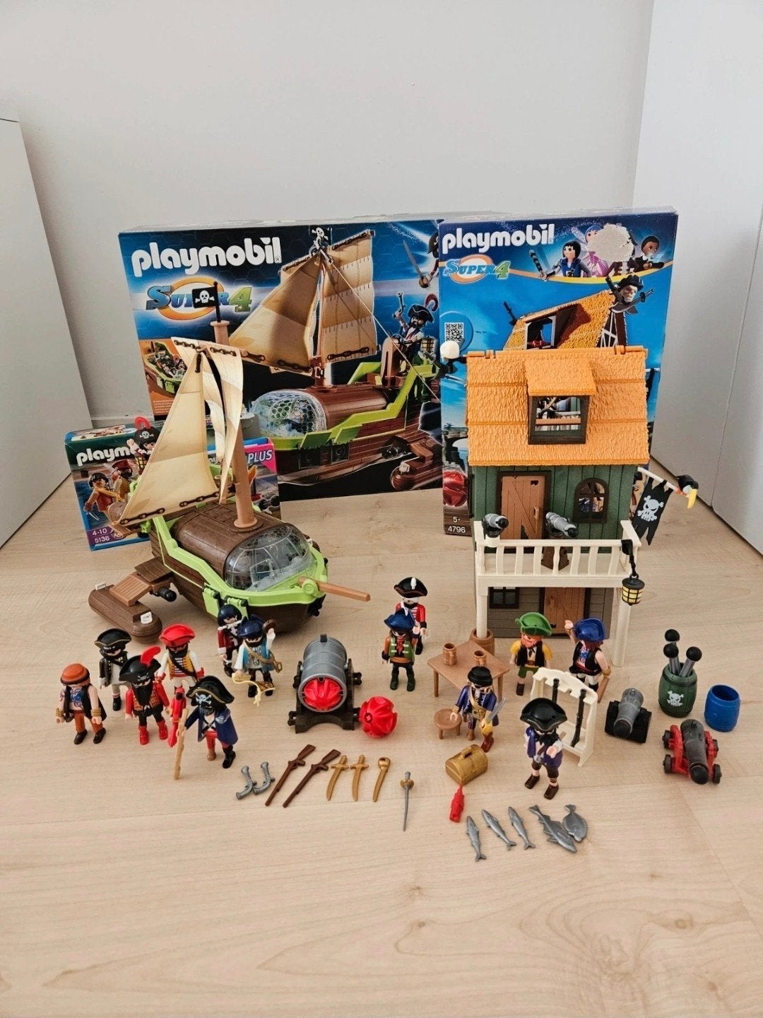 grote set playmobil piraten, Ophalen, Gebruikt