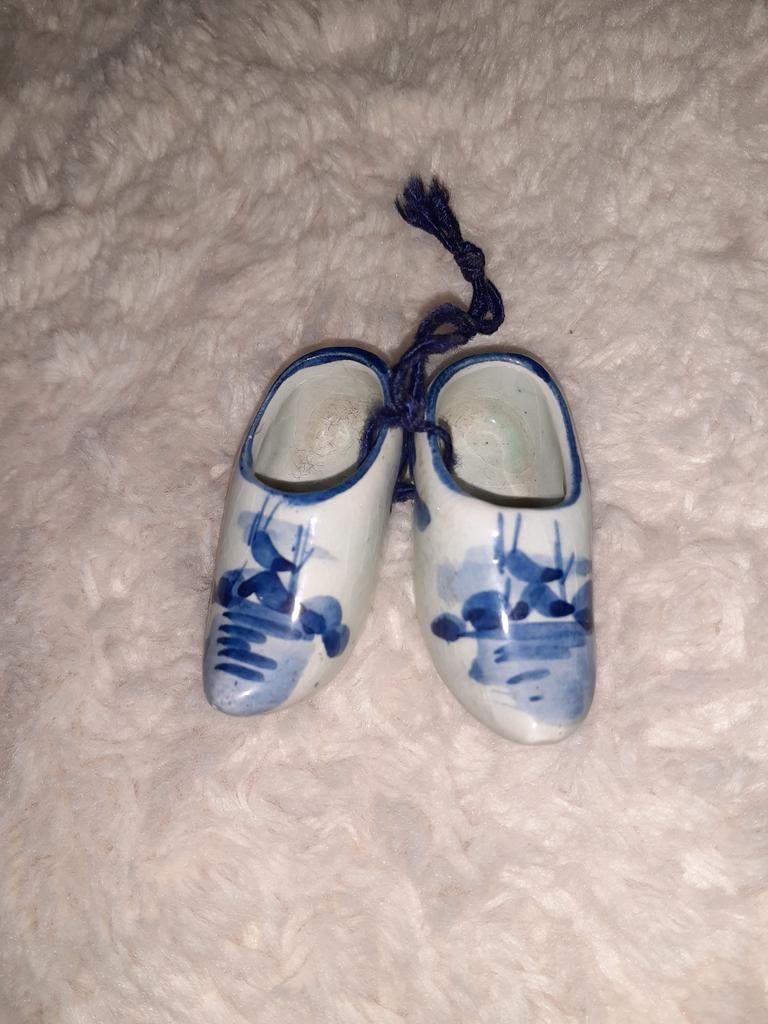 Delftsblauwe Klompjes - Miniatuur Decoratie, Ophalen of Verzenden
