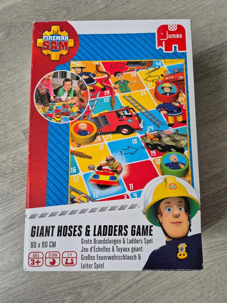 brandweerman Sam Hoses & Ladder Spel, Hobby en Vrije tijd, Gezelschapsspellen | Bordspellen, Gebruikt, Ophalen of Verzenden