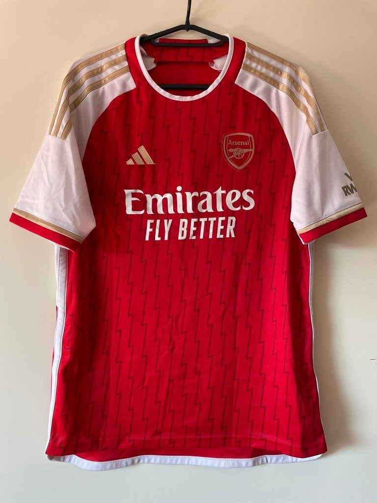 Arsenal Adidas Voetbalshirt Maat S 23/24 Home, Kleding | Heren, Ophalen of Verzenden, Zo goed als nieuw, Adidas, Voetbal