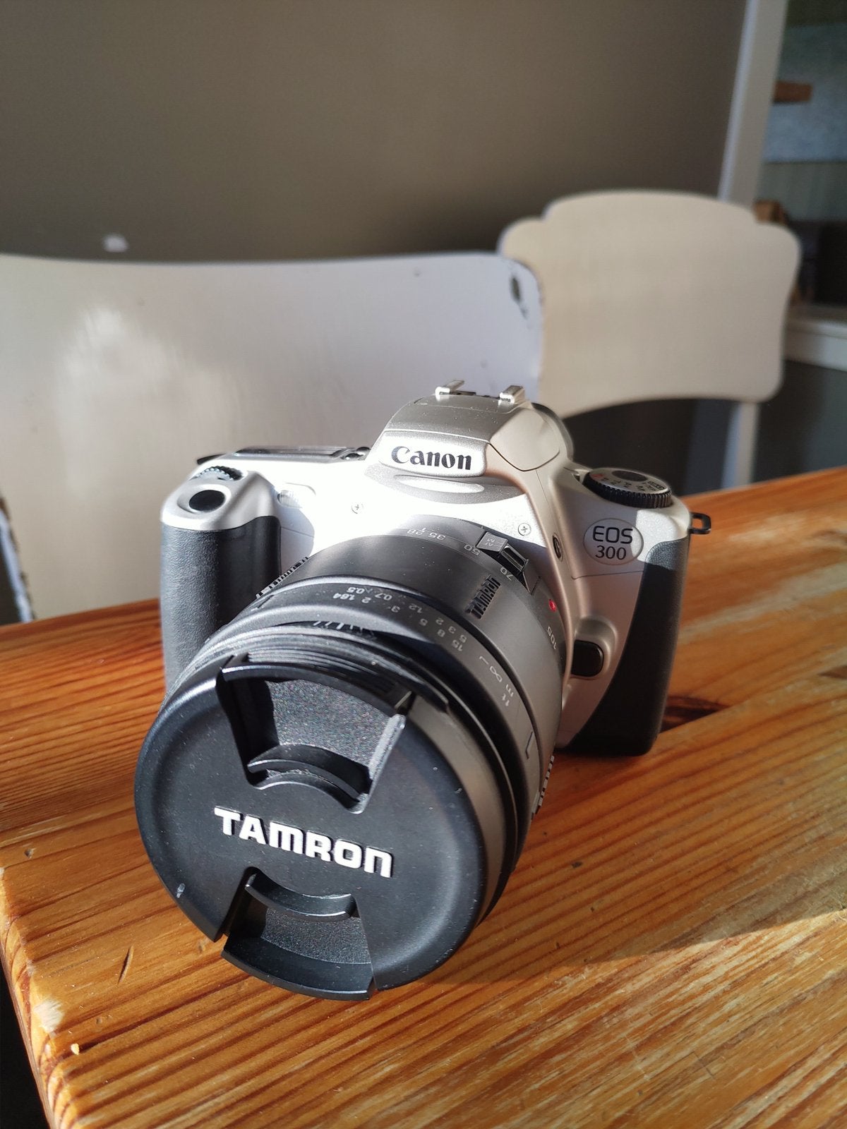 Canon Eos 300 analoog met objectief en tas., Ophalen, Zo goed als nieuw, Spiegelreflex, Canon