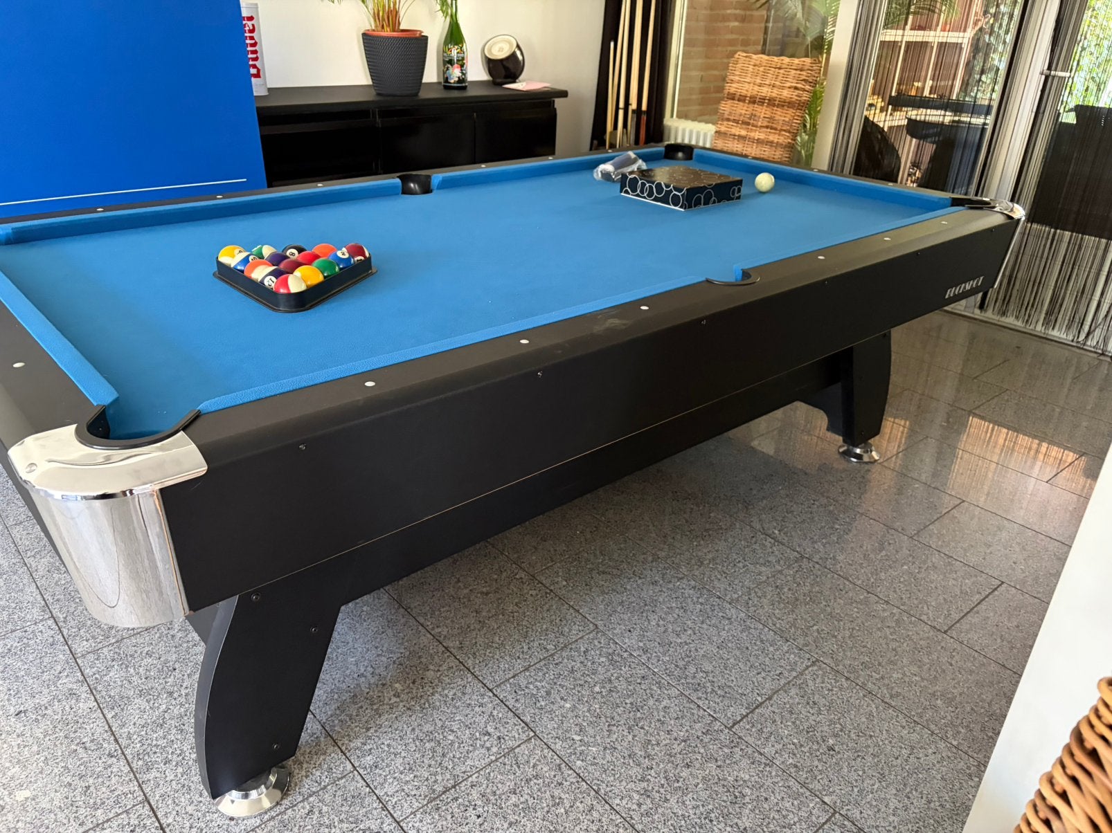 Buckshot Manhattan 8ft biljart tafel, Ophalen, Zo goed als nieuw, Biljarttafel