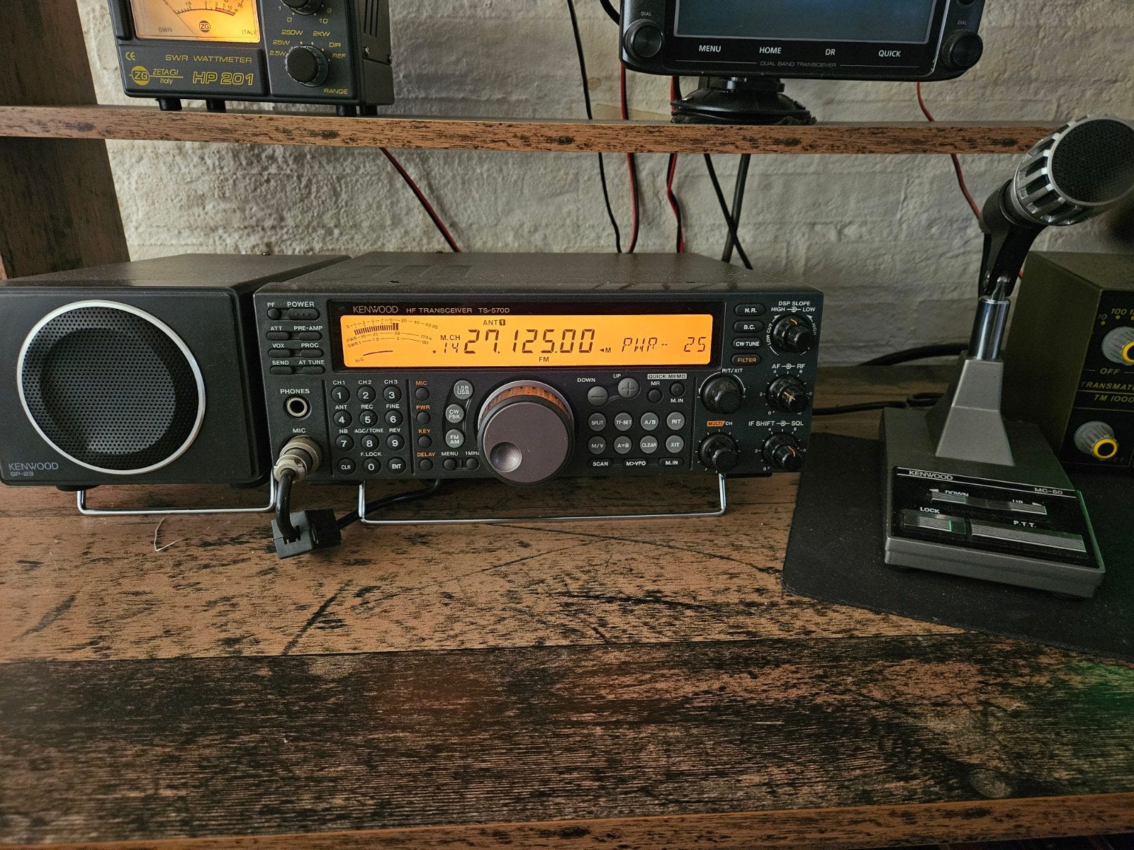 kenwood ts 570dg transciever zie omschrijving, Ophalen of Verzenden, Zo goed als nieuw