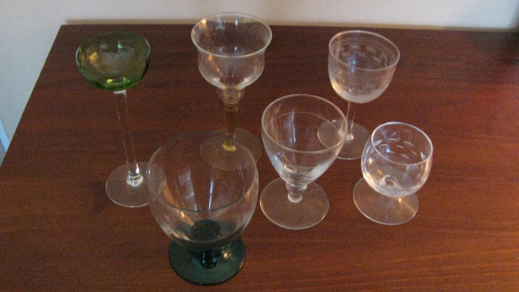 Oud glaswerk diverse, Antiek en Kunst, Ophalen