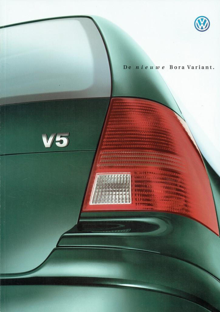 Folder Volkswagen Bora Variant (1999), Verzenden, Zo goed als nieuw, Volkswagen