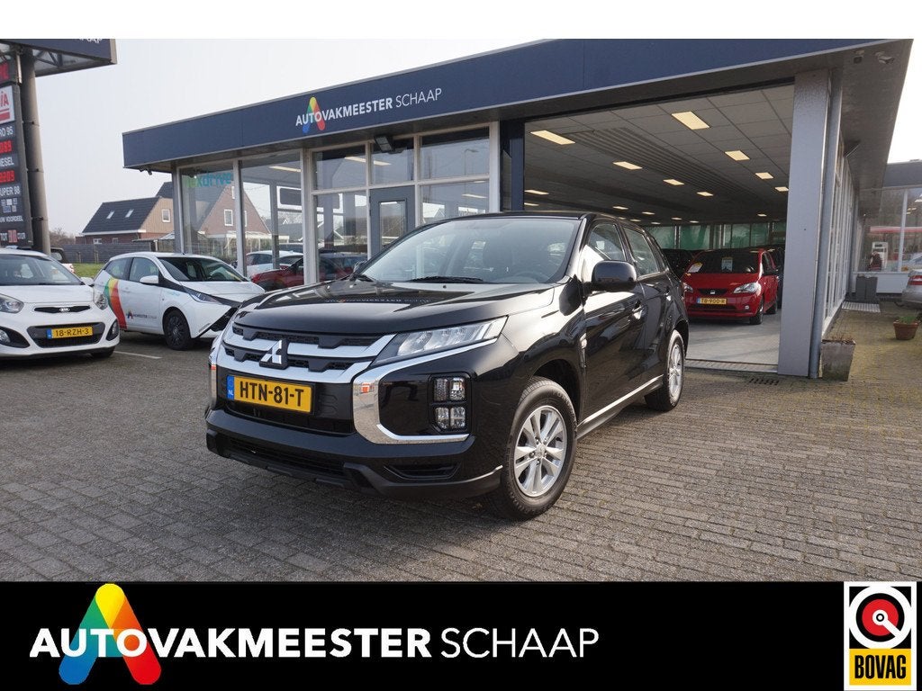 Mitsubishi ASX 2.0 Pure ,75dkm Automaat Incl 12 mnd bovag ga, Auto's, Mitsubishi, Gebruikt, 4 cilinders, Zwart, Bedrijf