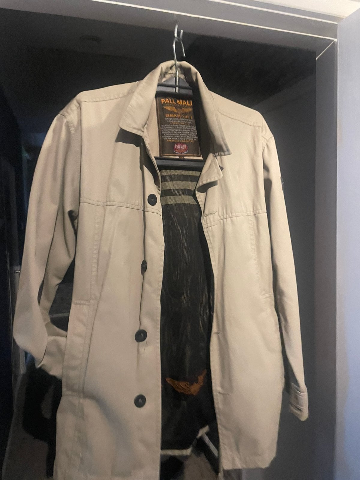 Pall Mall jas, zo goed als nieuw, maat L/XL, Kleding | Heren, Ophalen of Verzenden, Zo goed als nieuw, Maat 52/54 (L), Beige