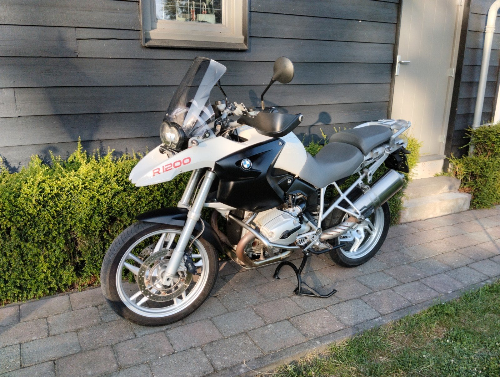 Keurige BMW R1200GS wit/zwart 79.000 km incl variokoffers, Particulier