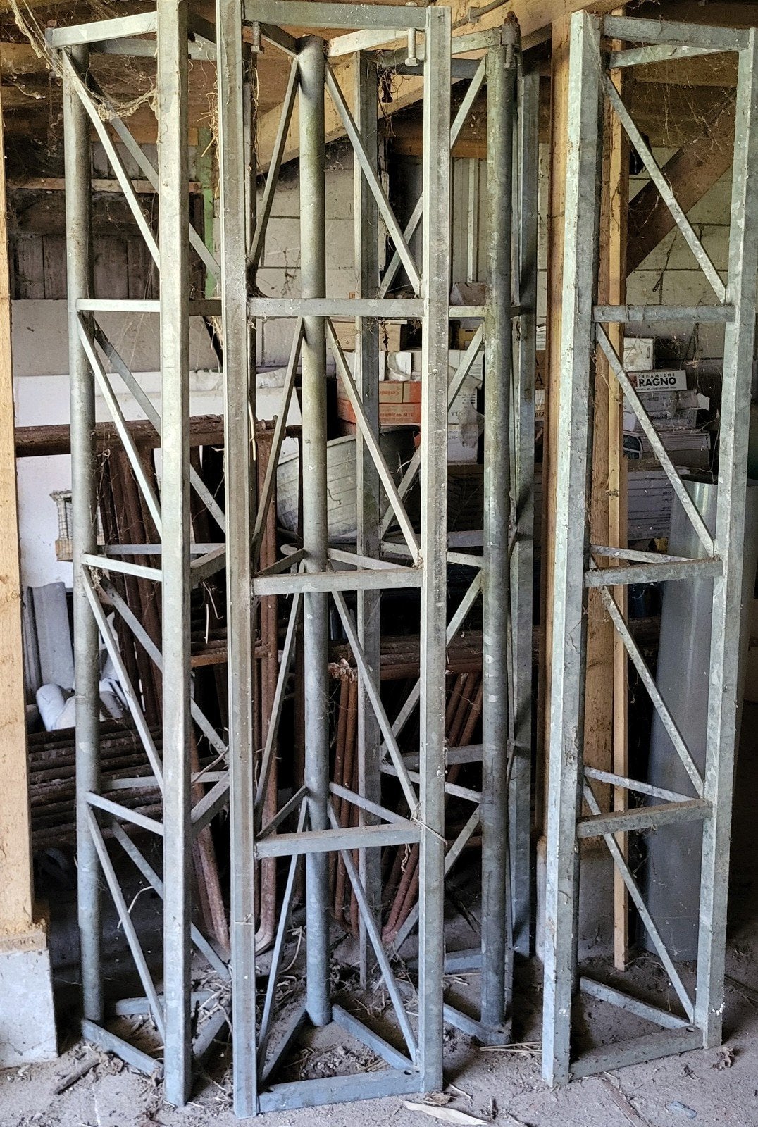 Mastdelen bouwlift / gevellift – 12 m, Ophalen of Verzenden, Gebruikt