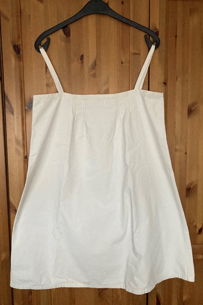Maat: 36 / Oude witte Franse onderjurk - nachthemd, B B, Ophalen of Verzenden, Wit, Nachtkleding