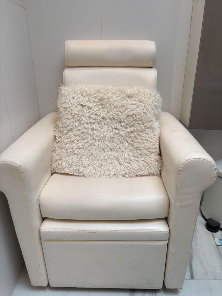 Pedicure stoel, Ophalen, Gebruikt, Eenpersoons, Leer
