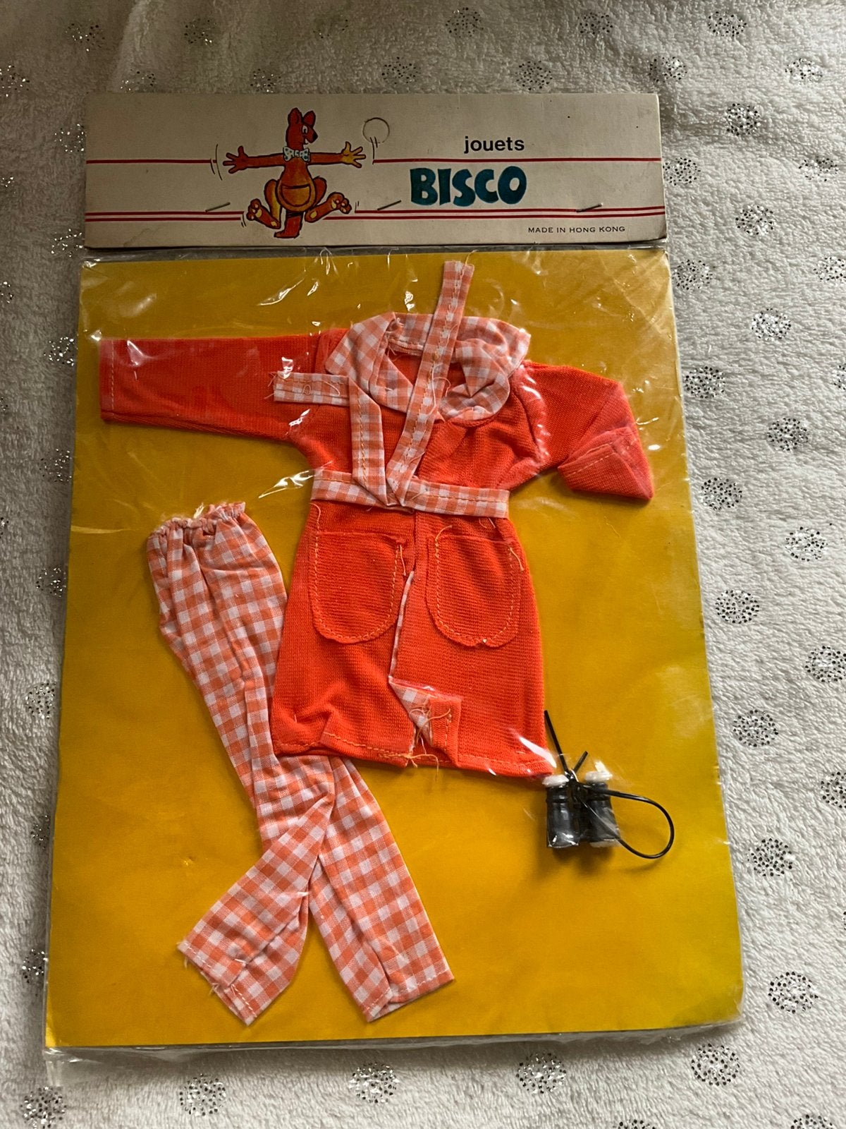Vintage Bisco outfit voor barbie pop inclusief verrekijker., Verzamelen, Ophalen of Verzenden, Nieuw