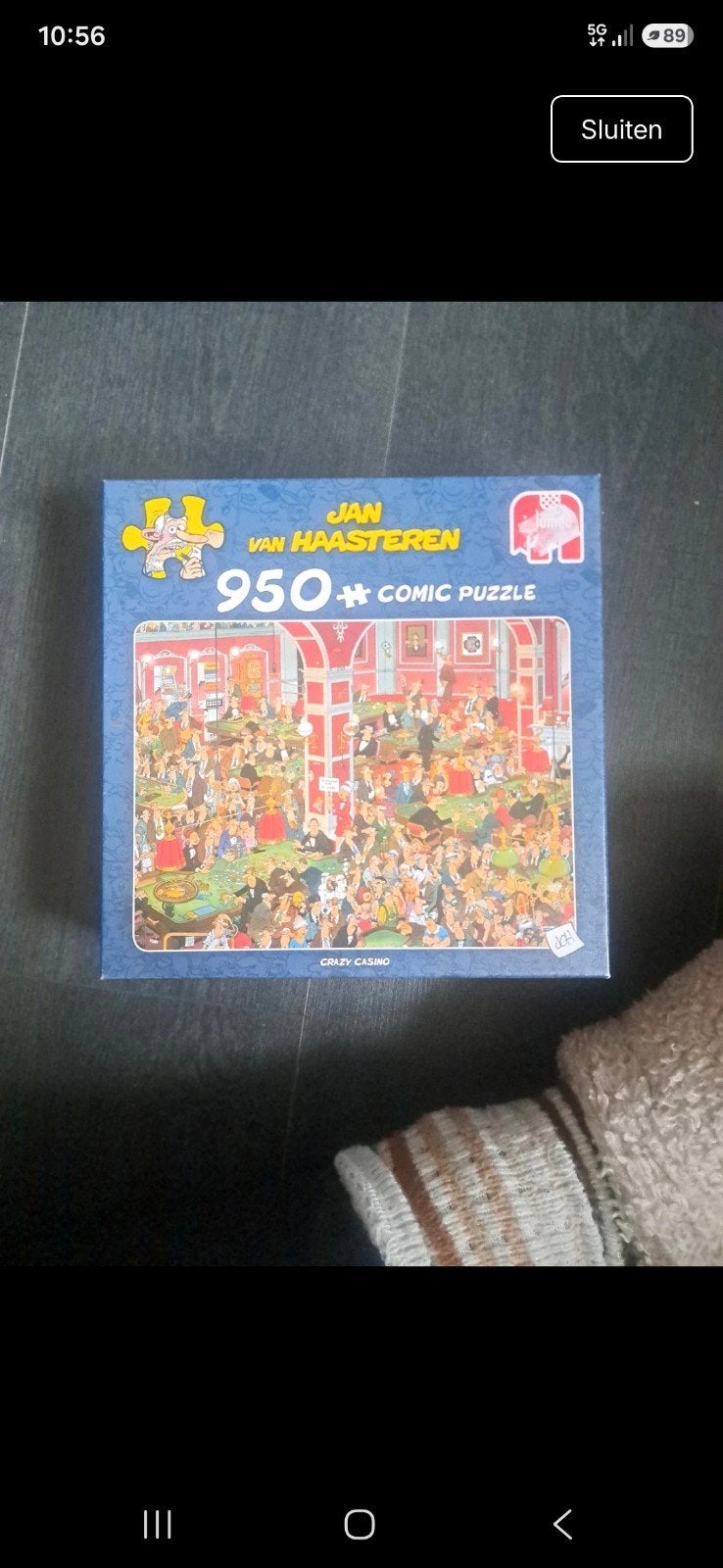 Jan van Haasteren Crazy Casino 950 stukjes, Ophalen of Verzenden, 500 t/m 1500 stukjes, Gebruikt, Legpuzzel