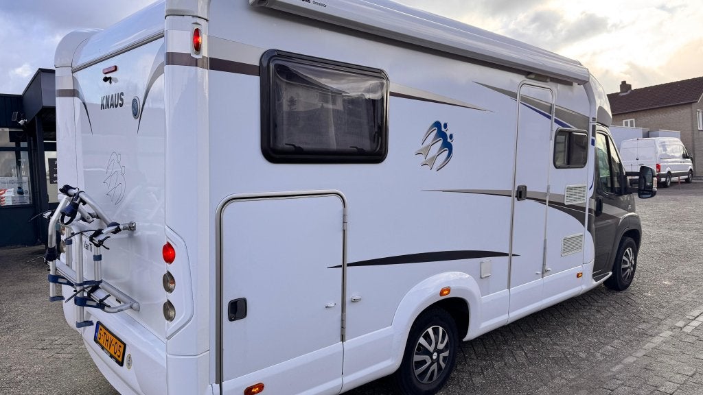 Knaus Van TI 650 MEG Enkelbed|Zonpaneel|TV|Navi|Camera|150pk, Caravans en Kamperen, Campers, Fiat, Tot en met 2, 6 tot 7 meter
