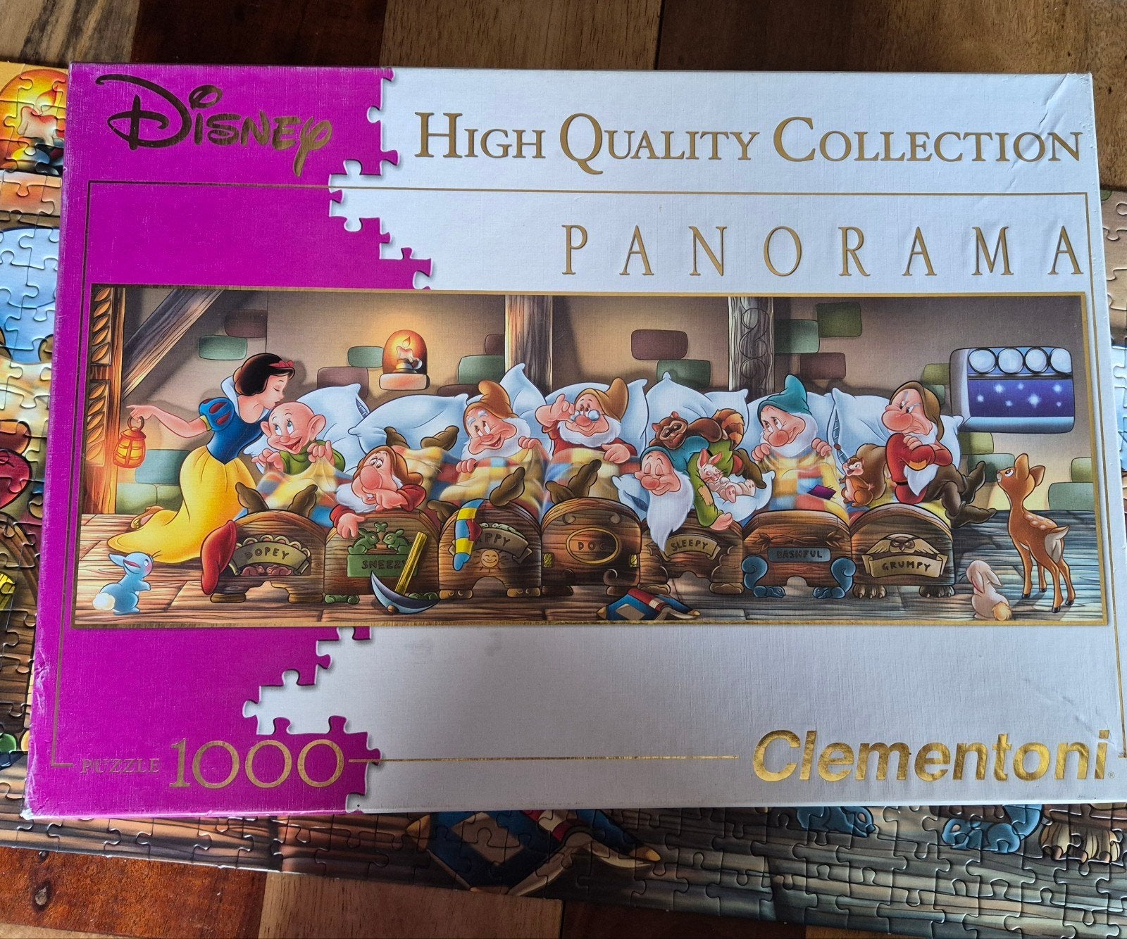 Disney Puzzels: Sneeuwwitje, Kleine Zeemeermin, Stitch, Ophalen of Verzenden, 500 t/m 1500 stukjes, Gebruikt, Legpuzzel