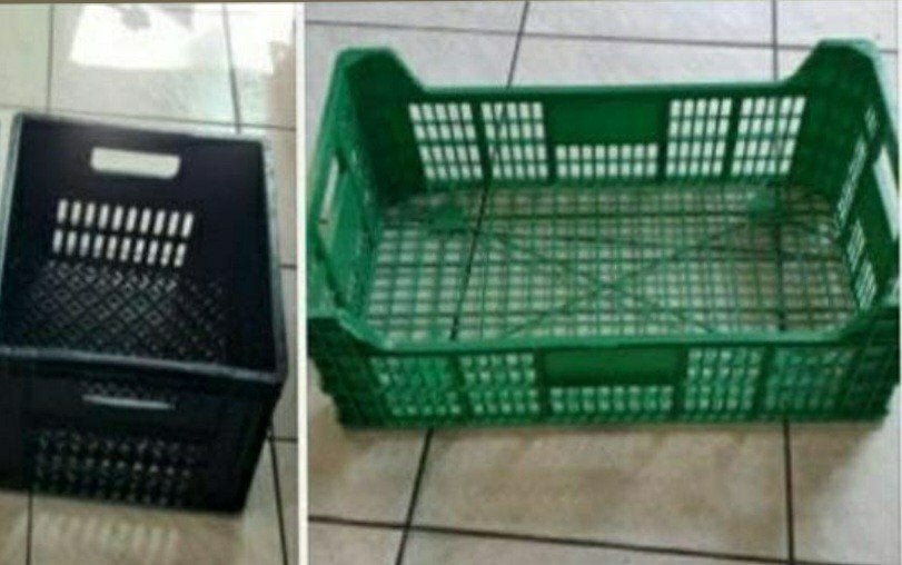 leeg kratten van harte plastic verschillende, 40 tot 60 cm, 50 tot 75 cm, Minder dan 35 cm, Ophalen of Verzenden