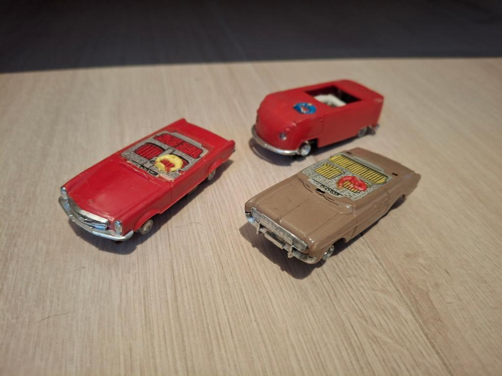Faller AMS raceauto's - 3 stuks - Vintage modelauto's, Hobby en Vrije tijd, Overige merken, Gebruikt, 1:50 of kleiner, Auto