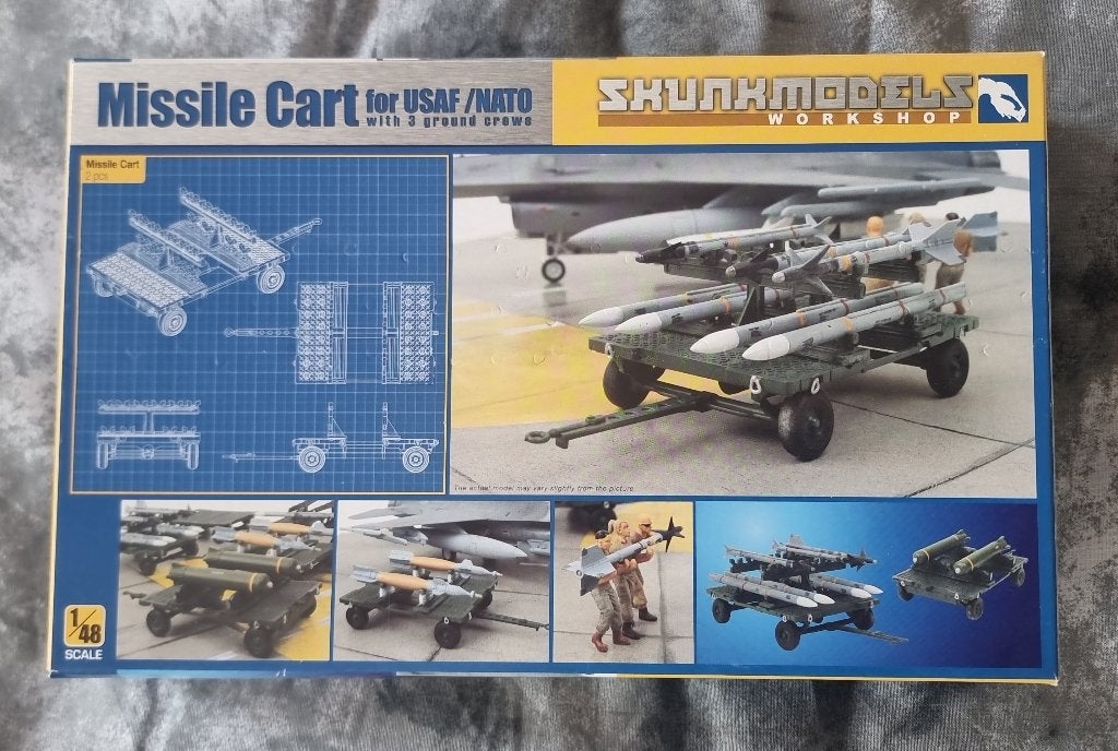 1/48 Skunkmodels USAF/NATO Missile Cart, Ophalen of Verzenden, Nieuw, Groter dan 1:72, Overige merken