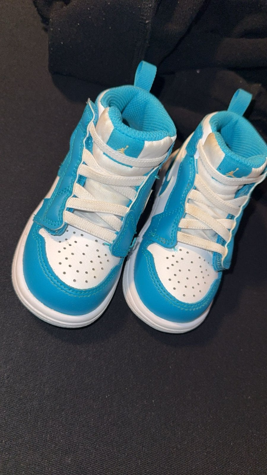Jordan 1 Mid SE 'Aqua Tone' Baby Schoenen, Ophalen of Verzenden, Zo goed als nieuw, Jongetje of Meisje, Schoentjes