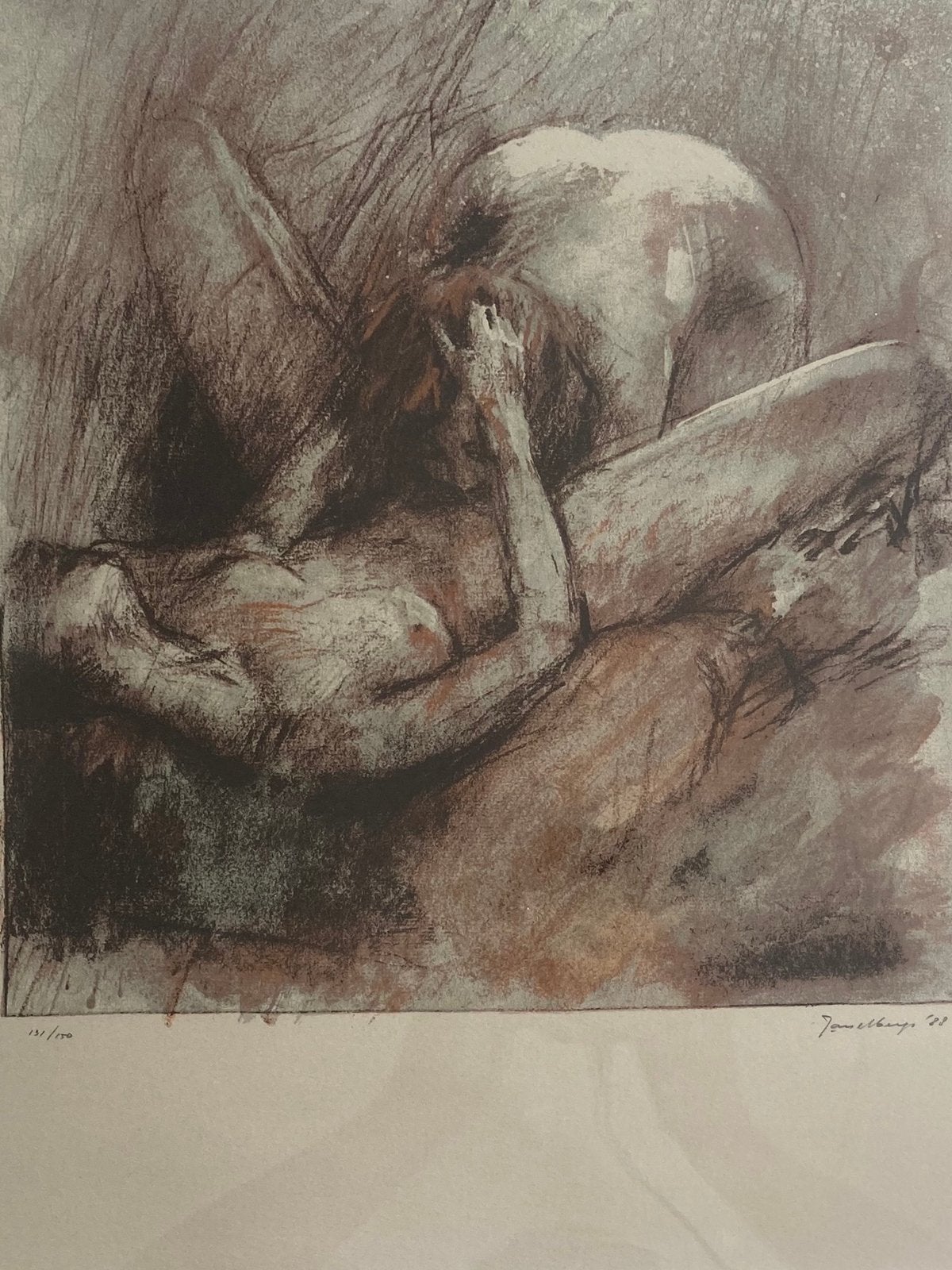 LITHO Jan Asselbergs, Antiek en Kunst, Kunst | Litho's en Zeefdrukken, Gelimiteerde oplage, Ophalen, Lithografie