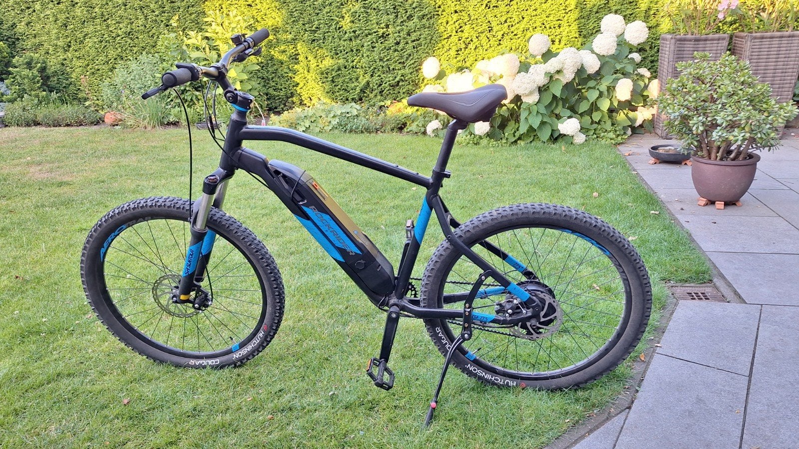 Rockrider E-ST 500 elektrische mountainbike - Maat XL, Minder dan 10 versnellingen, Gebruikt, Vering, Overige maten