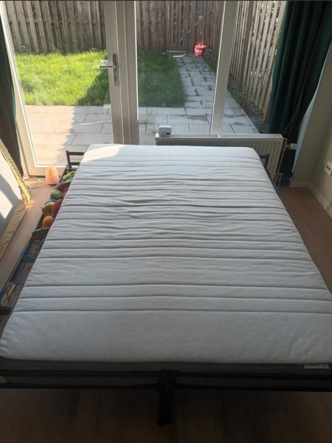 Moet morgen weg! Net matras 140x200, Ikea Morgedal, Ophalen, Gebruikt, Tweepersoons, 140 cm