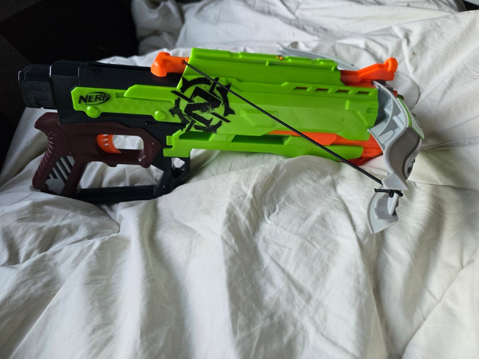 Nerf N-Strike Elite Zombie Strike Boogschieten, Ophalen of Verzenden, Zo goed als nieuw, Jongen of Meisje