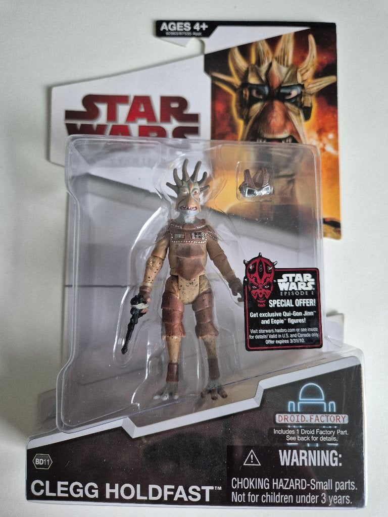 Star Wars TLC Red BD11 Clegg Holdfast Podracer, Ophalen of Verzenden, Nieuw, Actiefiguurtje