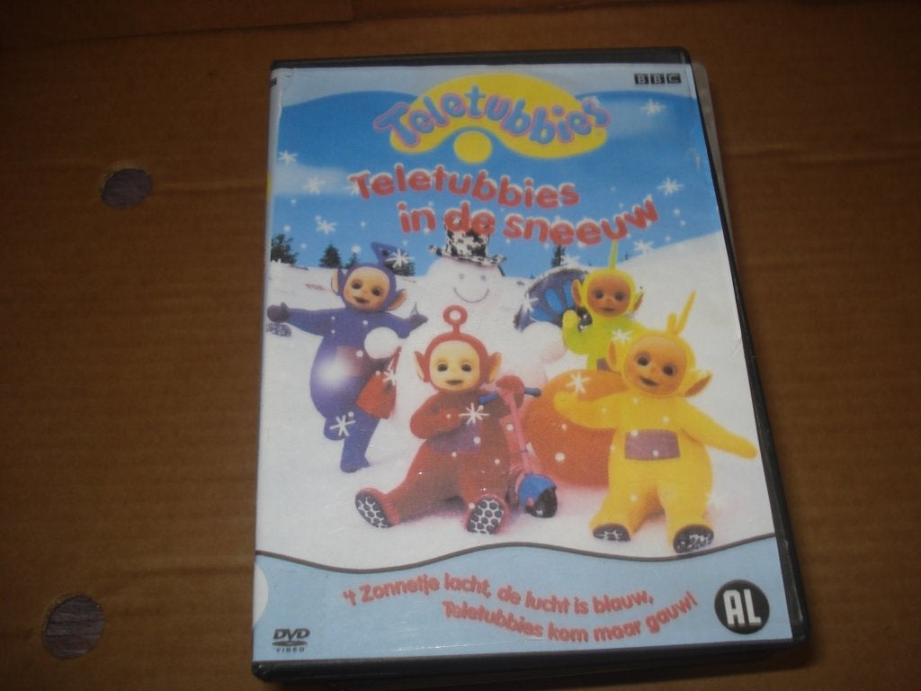 dvd teletubbies in de sneeuw 1701-87-267, Alle leeftijden, Ophalen of Verzenden, Zo goed als nieuw