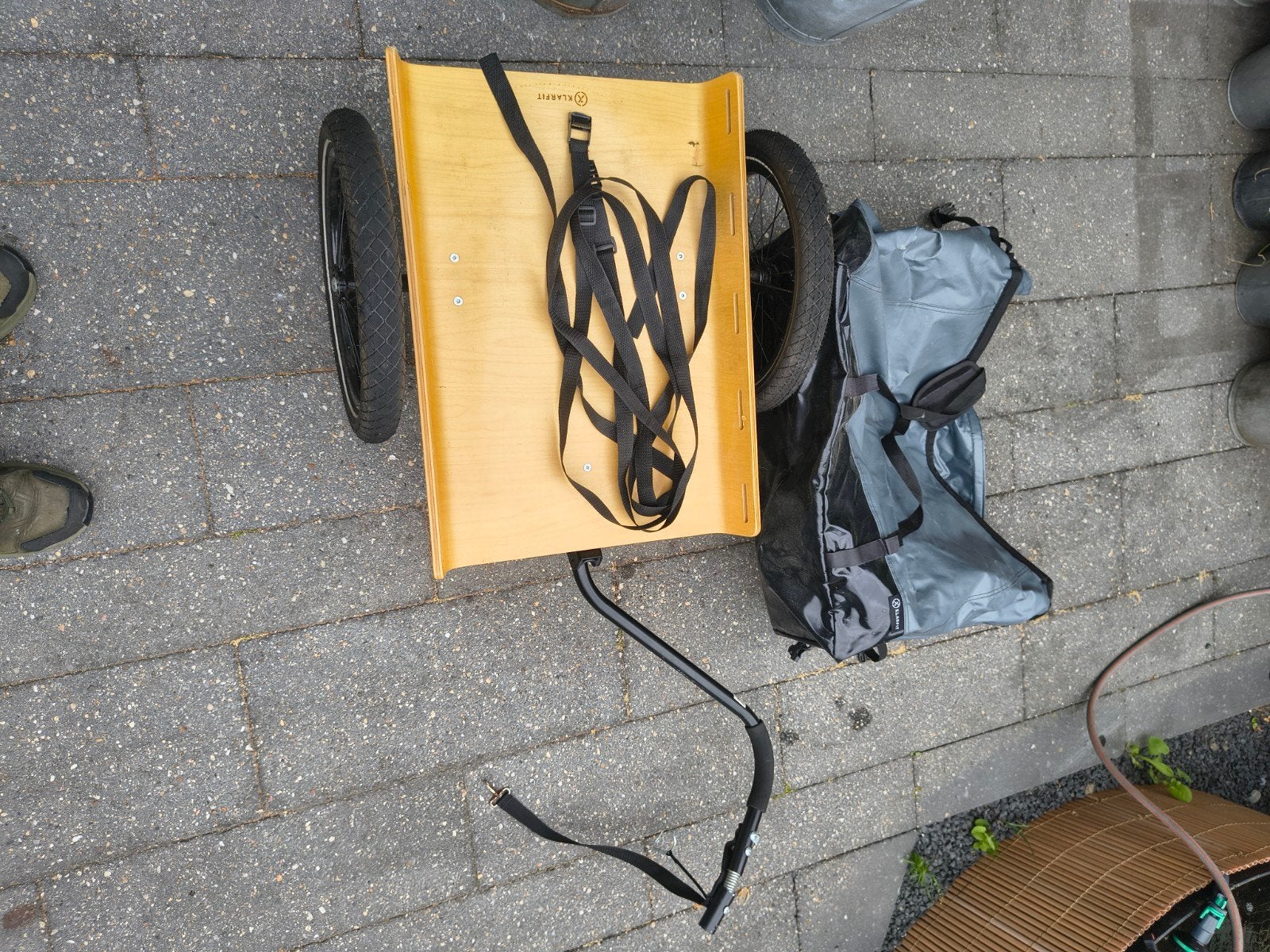 Klarfit Cargo Fietskar met Waterdichte Bagagetas, Ophalen, Gebruikt, Bagagekar, 40 tot 60 kg