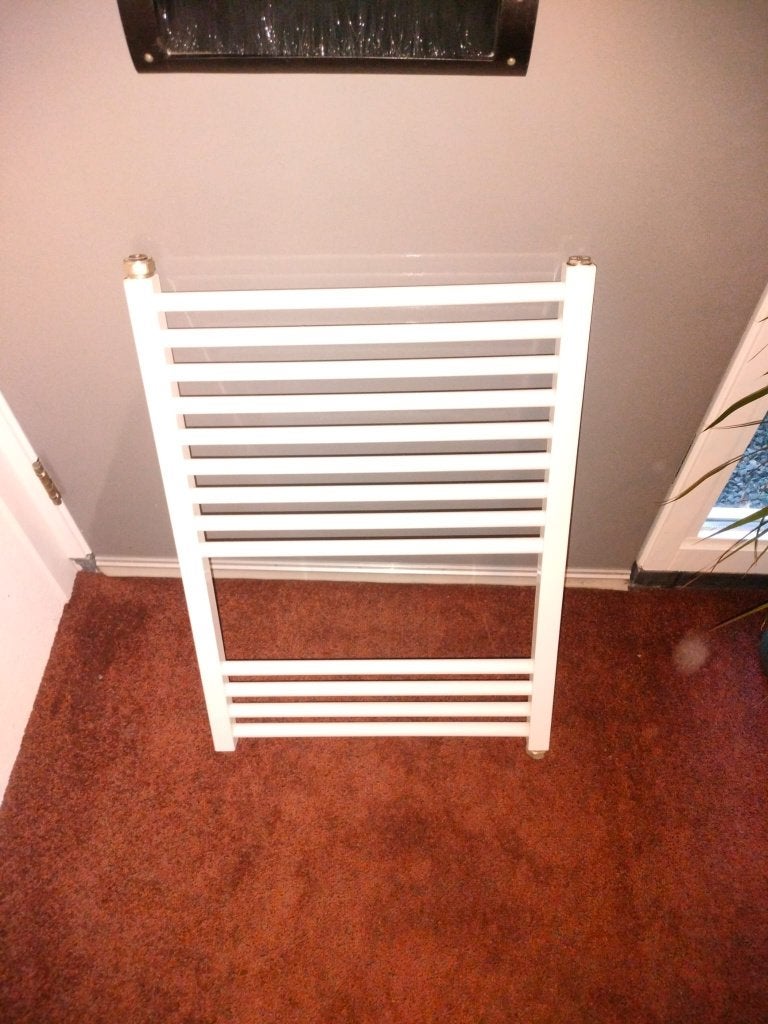 Handdoekradiator, Doe-het-zelf en Verbouw, Verwarming en Radiatoren, Ophalen, 30 tot 80 cm, Gebruikt, Radiator