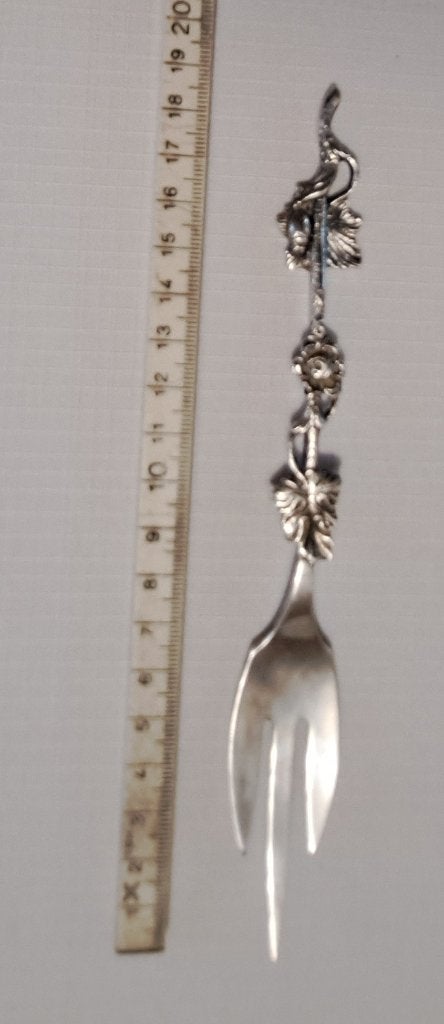 H.Hooijkaas Jugendstil cakevork verzilverd Schoonhoven vork, Verzenden, Zilver