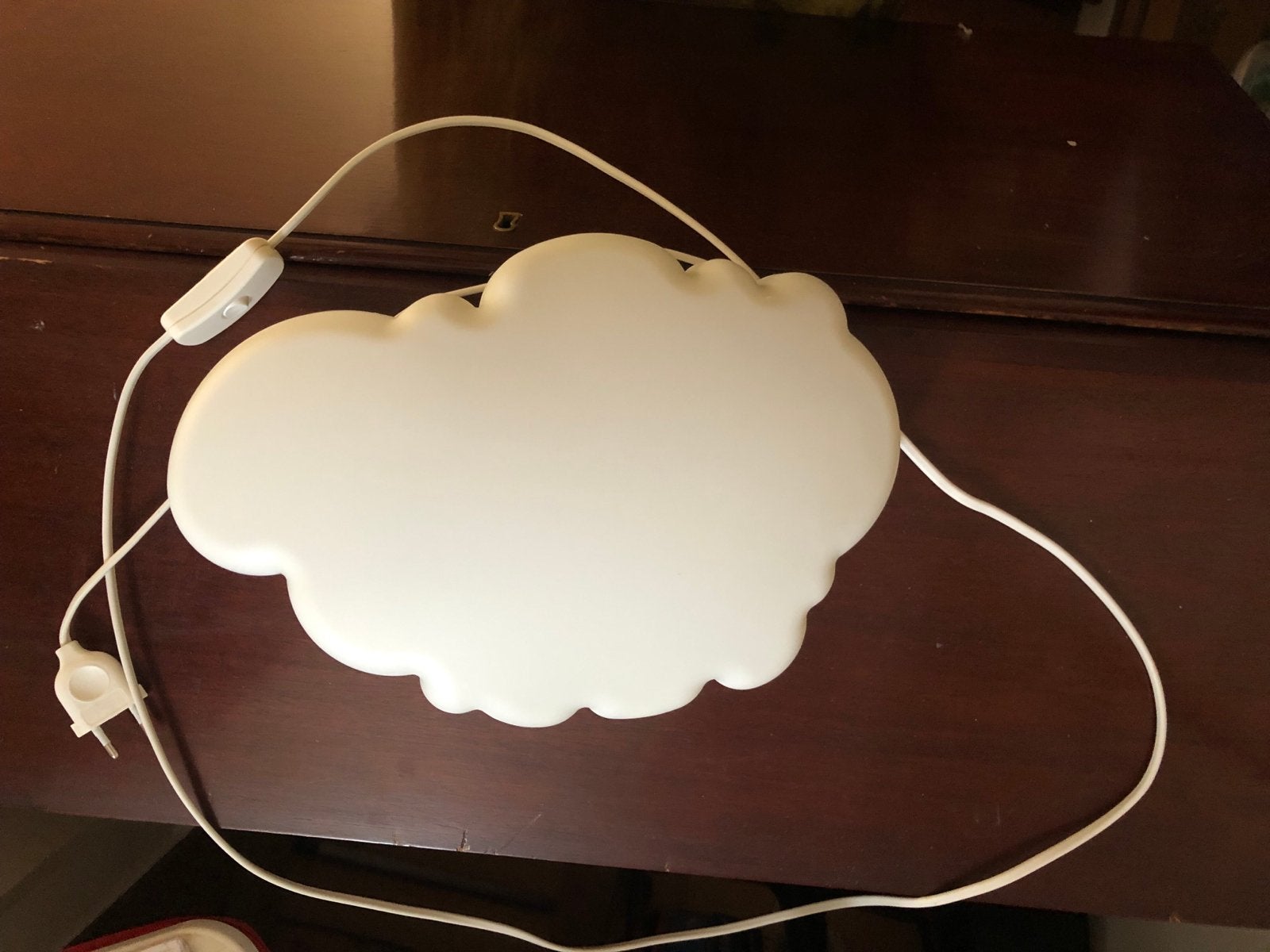 IKEA Wolken wandlampje - Nachtlampje voor kinderkamer, Kunststof, Gebruikt, IKEA, Overige typen