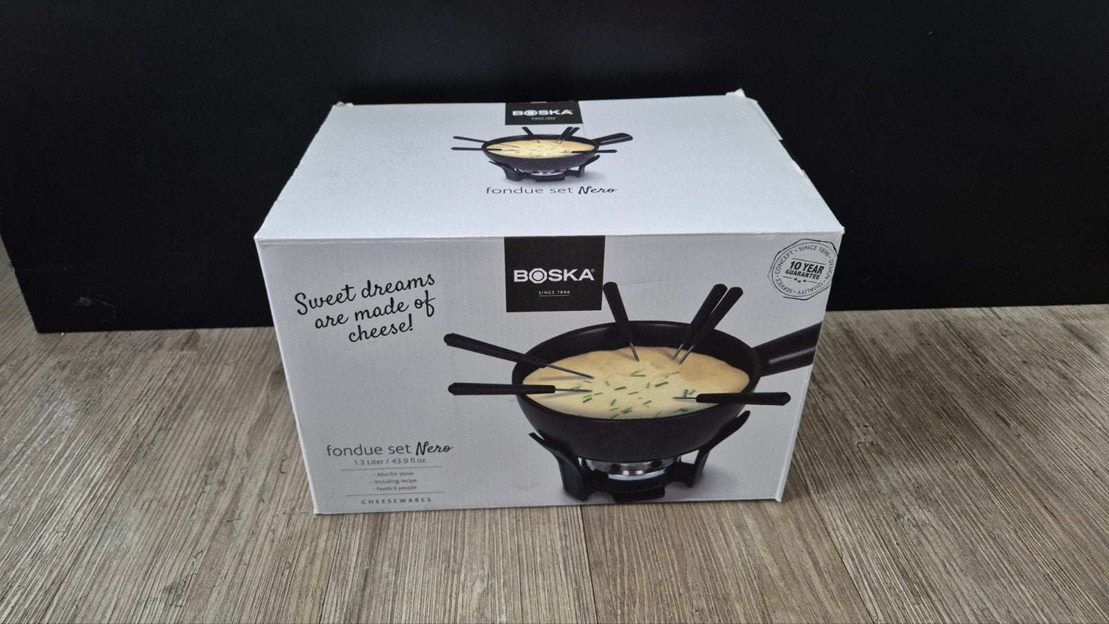 Boska Fondueset Nero - Compleet voor een gezellige avond, Ophalen of Verzenden, Zo goed als nieuw, Brander, Fondueset