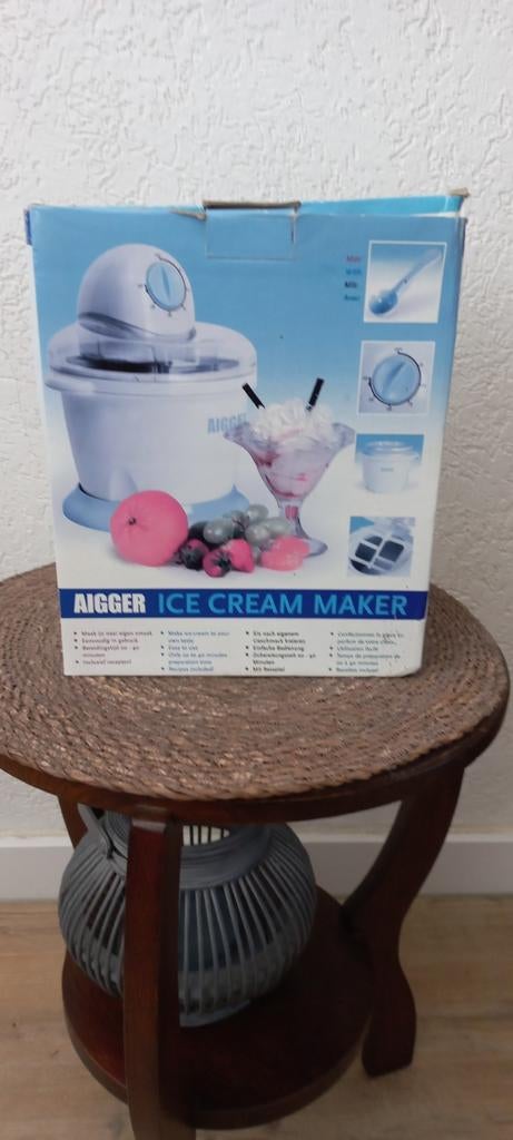 AIGGER IJsmachine / Ice Cream Maker - Nieuw in doos, Ophalen of Verzenden