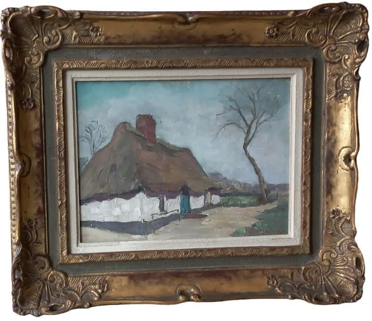 Gerard Van Tieghem 1908-1964., Antiek en Kunst, Kunst | Schilderijen | Klassiek, Ophalen of Verzenden
