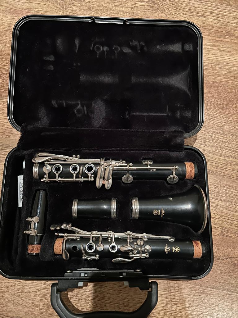 Klarinet, Muziek en Instrumenten, Ophalen, Gebruikt, Hout, Met koffer