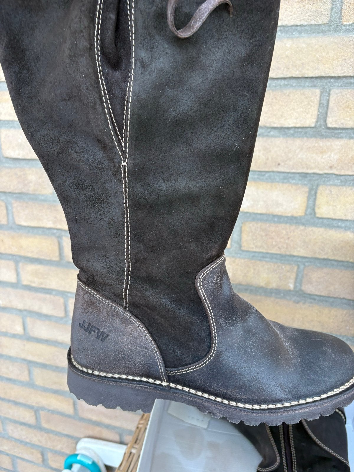 JJ Footwear hoge laarzen, maat 38, bruin, Kleding | Dames, Ophalen of Verzenden, Nieuw, Bruin, Hoge laarzen