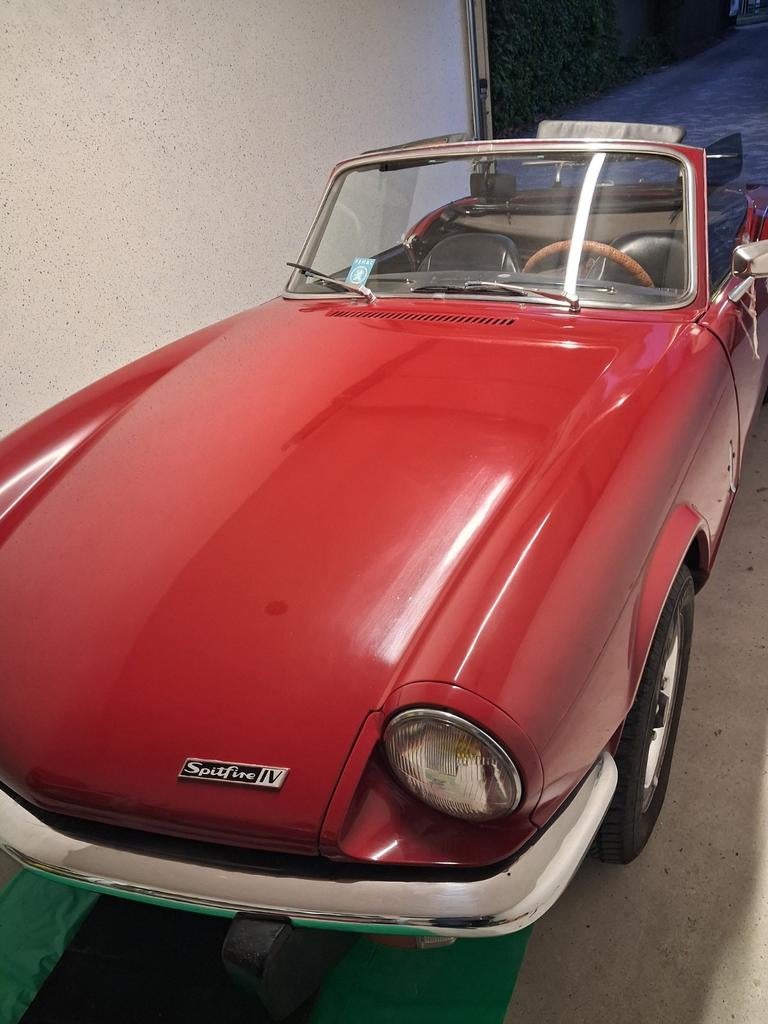 Triumph Spitfire 1.3 MK IV 1971 Rood, Auto's, Triumph, Particulier, Spitfire, Benzine, Cabriolet, Handgeschakeld, Origineel Nederlands