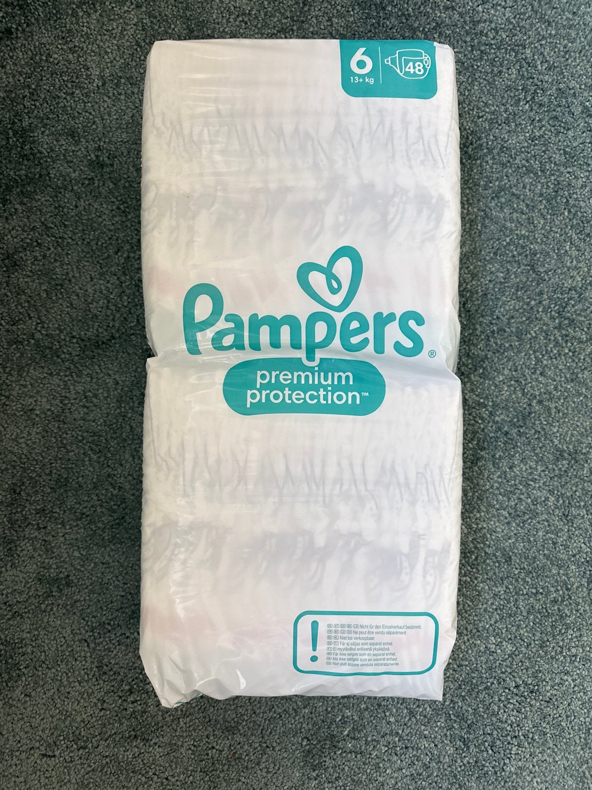 6 pakken Pampers Premium Protection luiers maat 6 (48 stuks/, Ophalen, Nieuw