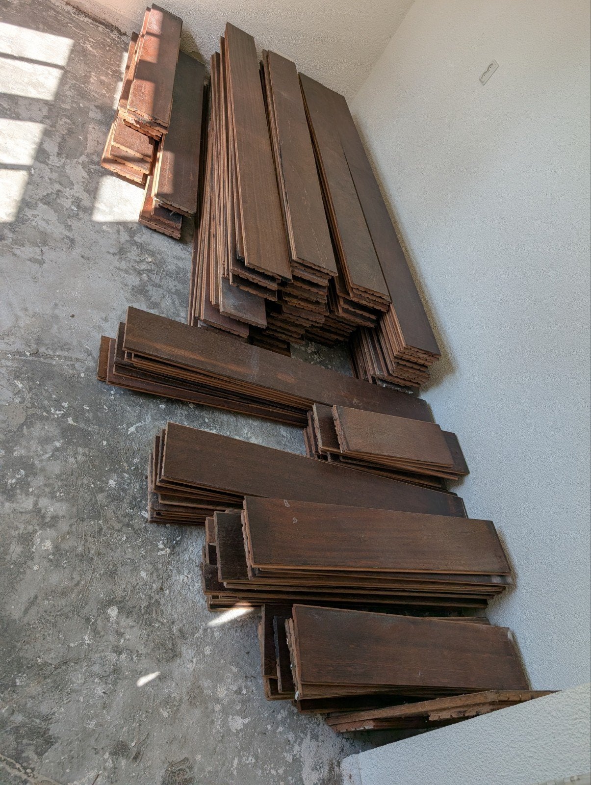Jatoba houten vloerdelen - 55m², 18.5cm breed, 2cm dik, Ophalen, Vloerdelen of -planken, 10 m² of meer, 10 tot 30 cm