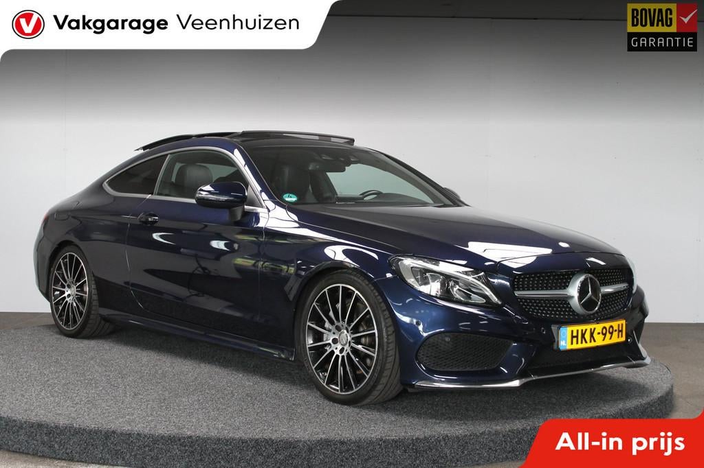 Mercedes-Benz C-klasse Coupé 250 AMG|Pano dak|Elek. Trekhaa, Automaat, 12 maanden, Achterwielaandrijving, 4 cilinders