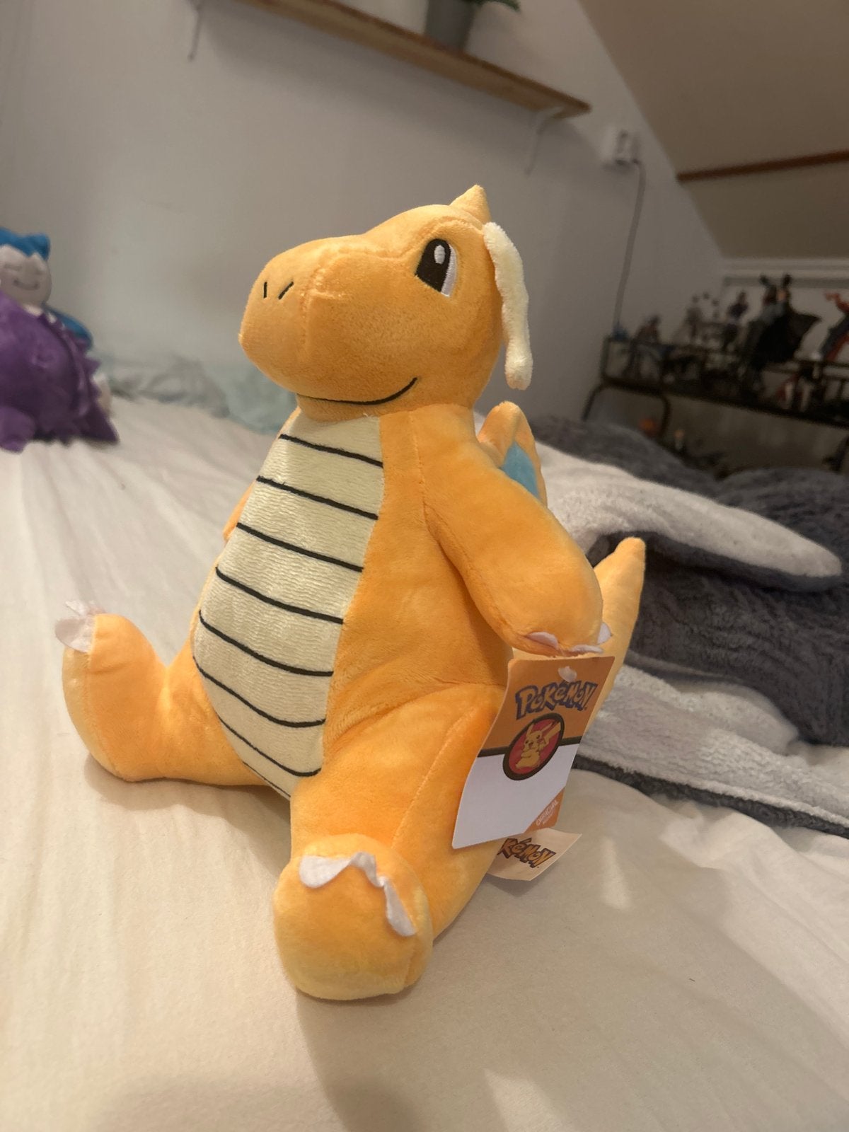 Nieuwe Dragonite Pokémon Knuffel - Perfect Cadeau!, Oranje, Overige typen, Nieuw, Ophalen of Verzenden