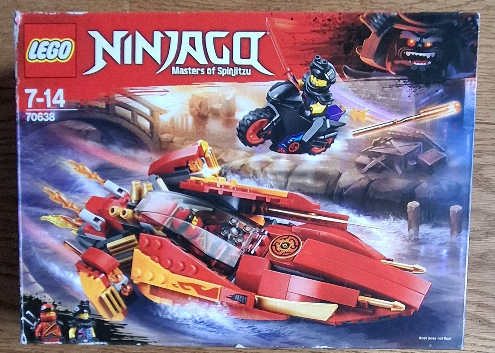 Te koop: lego ninjago gevechtsboot (70638), Gebruikt, Lego, Ophalen of Verzenden, Compleet