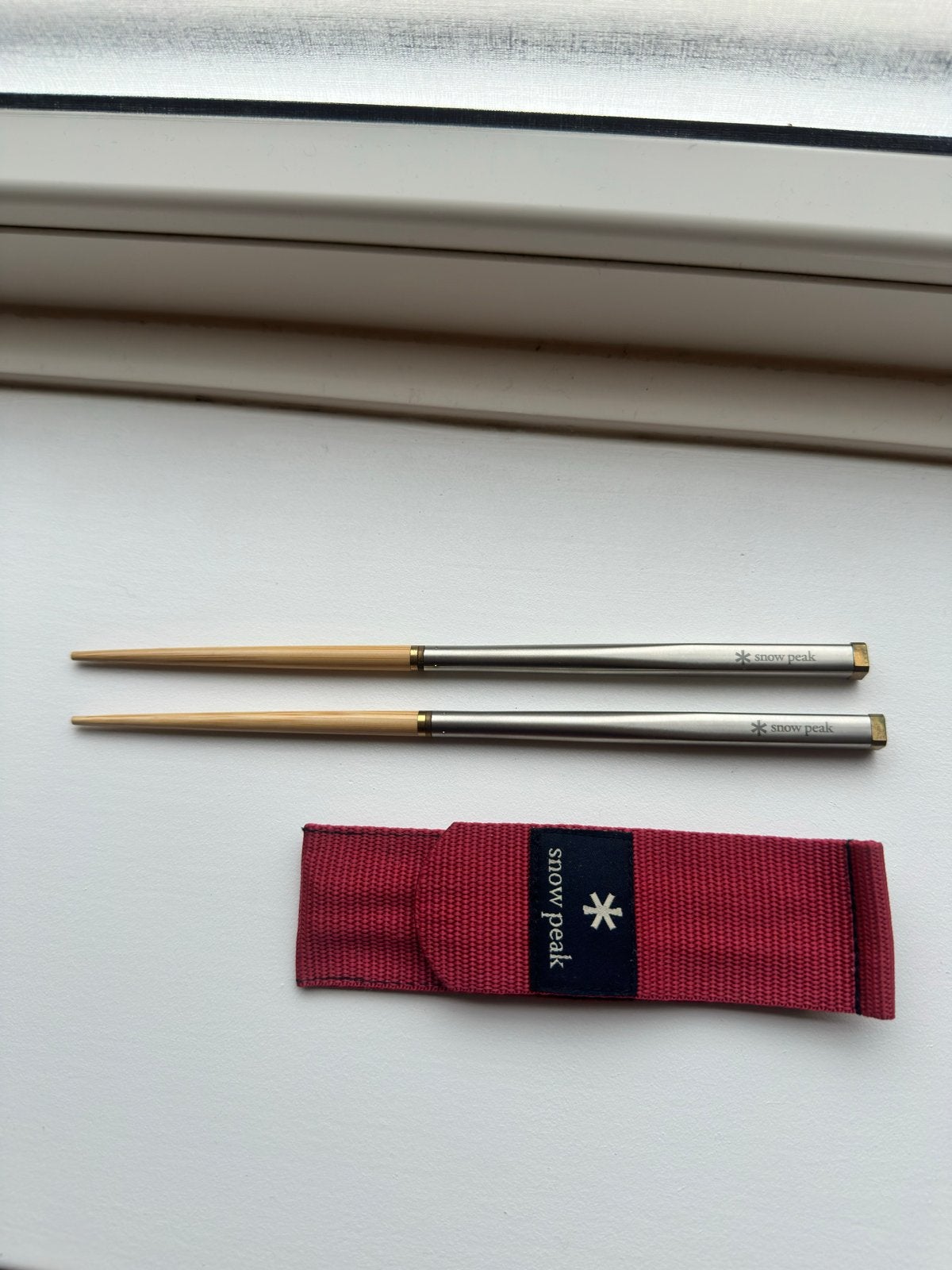 Snow Peak Titanium Eetstokjes Sushistokjes, Huis en Inrichting, Overige materialen, Ophalen of Verzenden, Zo goed als nieuw, Overige merken