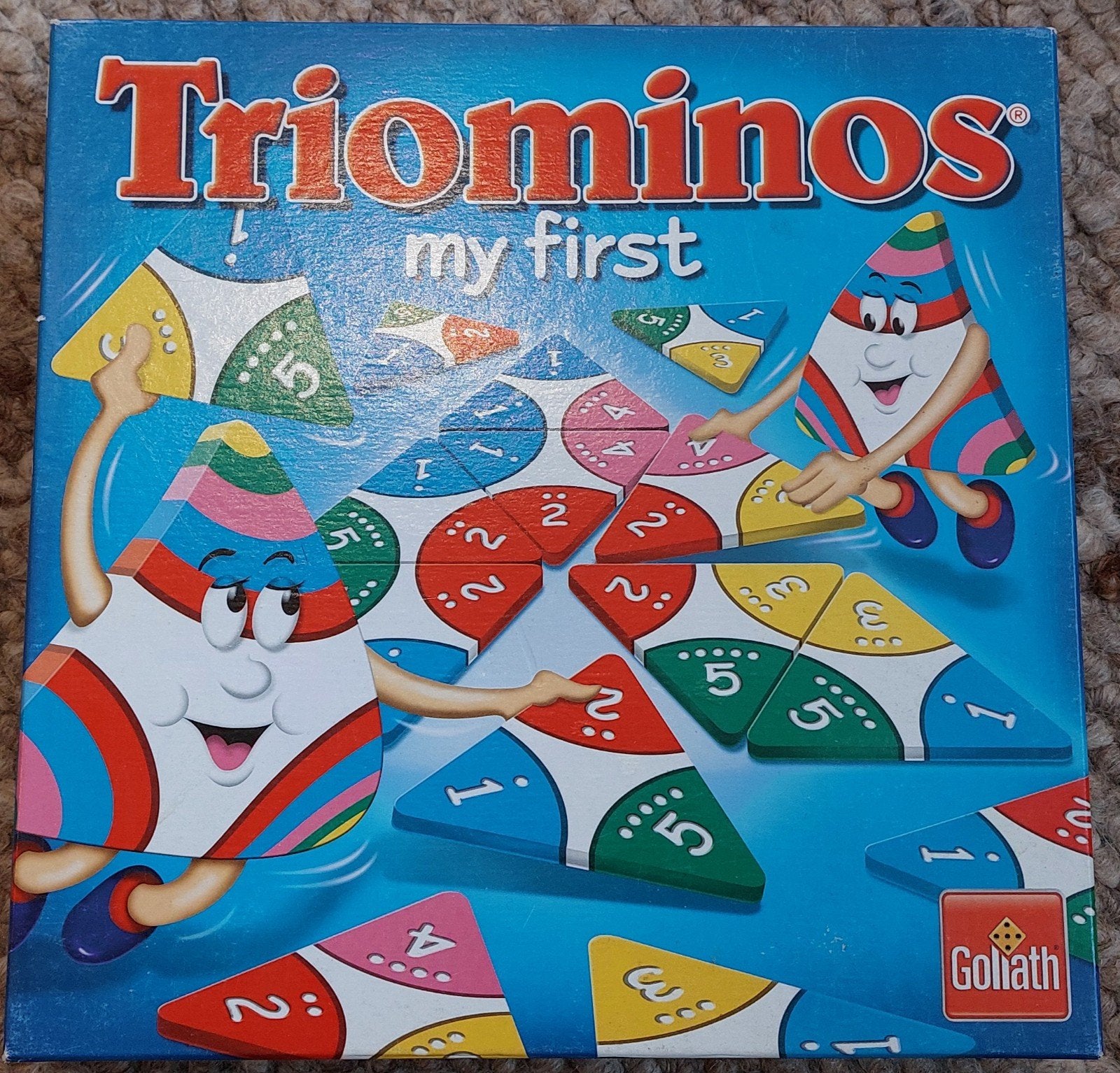 Triominos My First - Educatief driehoek dominospel, Ophalen of Verzenden, Zo goed als nieuw, Puzzelen